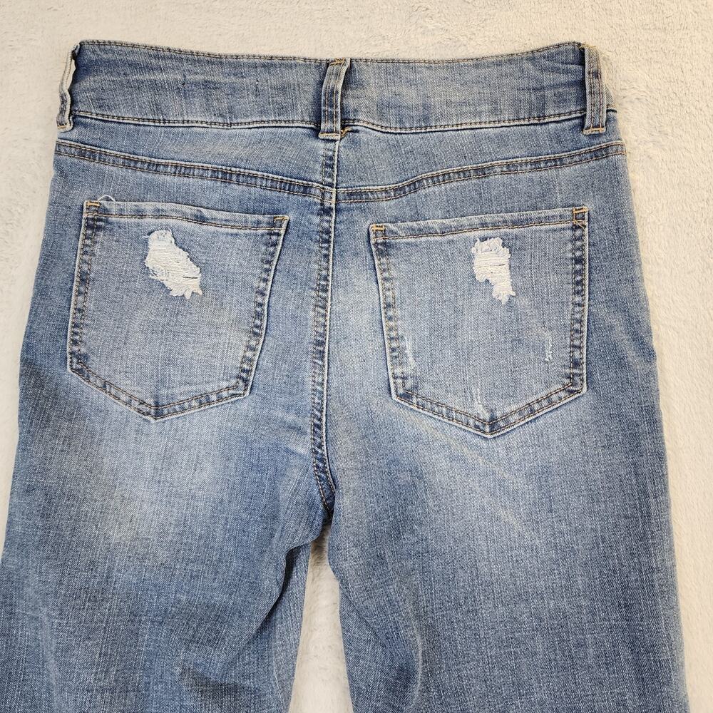 BCBG Generation Mid Rise Bootcut Jeans Womens 5/27 Light Wash Stretch Denim - Picture 6 of 12